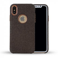 iPhone X (Ten) Wool Style Armor Hybrid Case (Brown) iPhone X (Ten) Wool Style Armor Hybrid Case (Brown)